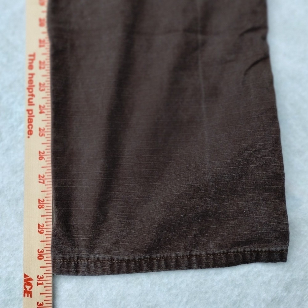 Wrangler Riggs Workwear Ripstop Pants Men's 38x30 Brown Cargo Carpenter Utility‎ - Picture 9 of 11